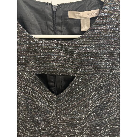 Sparkly Cutout A-Line Mini Dress XS - Picture 3 of 6